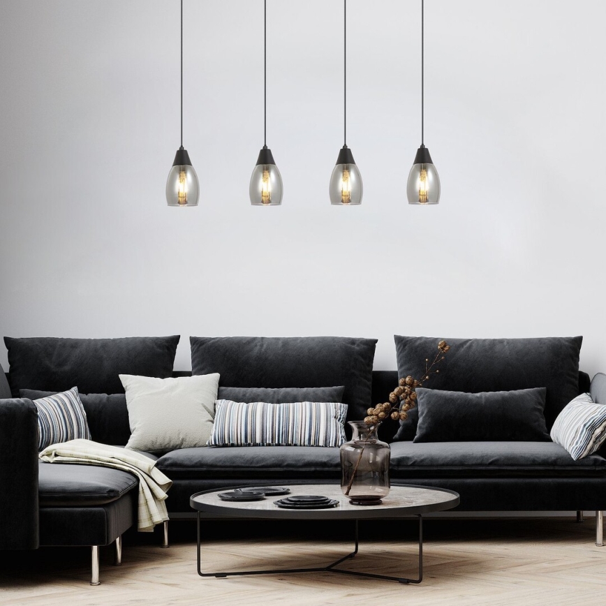 Rabalux - Hanglamp aan een koord 4xE27/15W/230V