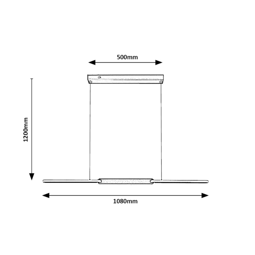 Rabalux - LED Hanglamp aan een koord LED/36W/230V 3000K/4000K