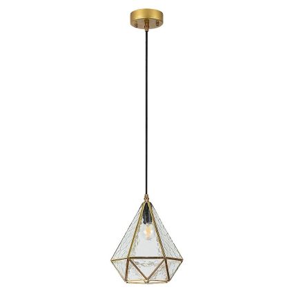 Rabalux - Tiffany glas-in-lood Hanglamp aan een touw 1xE14/40W/230V goud