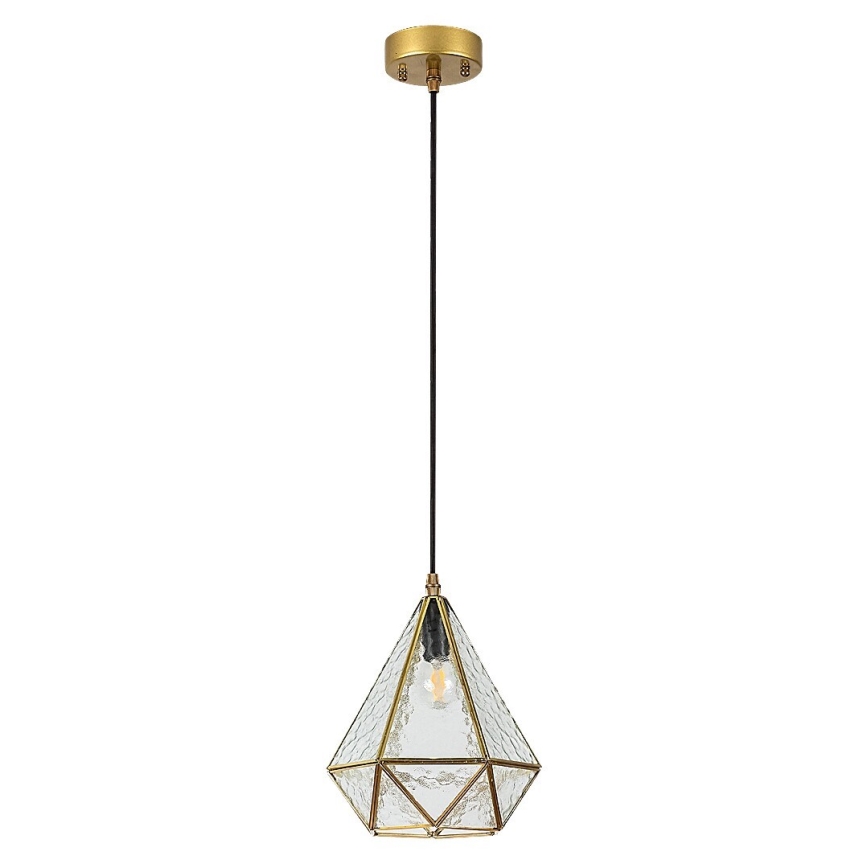Rabalux - Tiffany glas-in-lood Hanglamp aan een touw 1xE14/40W/230V goud