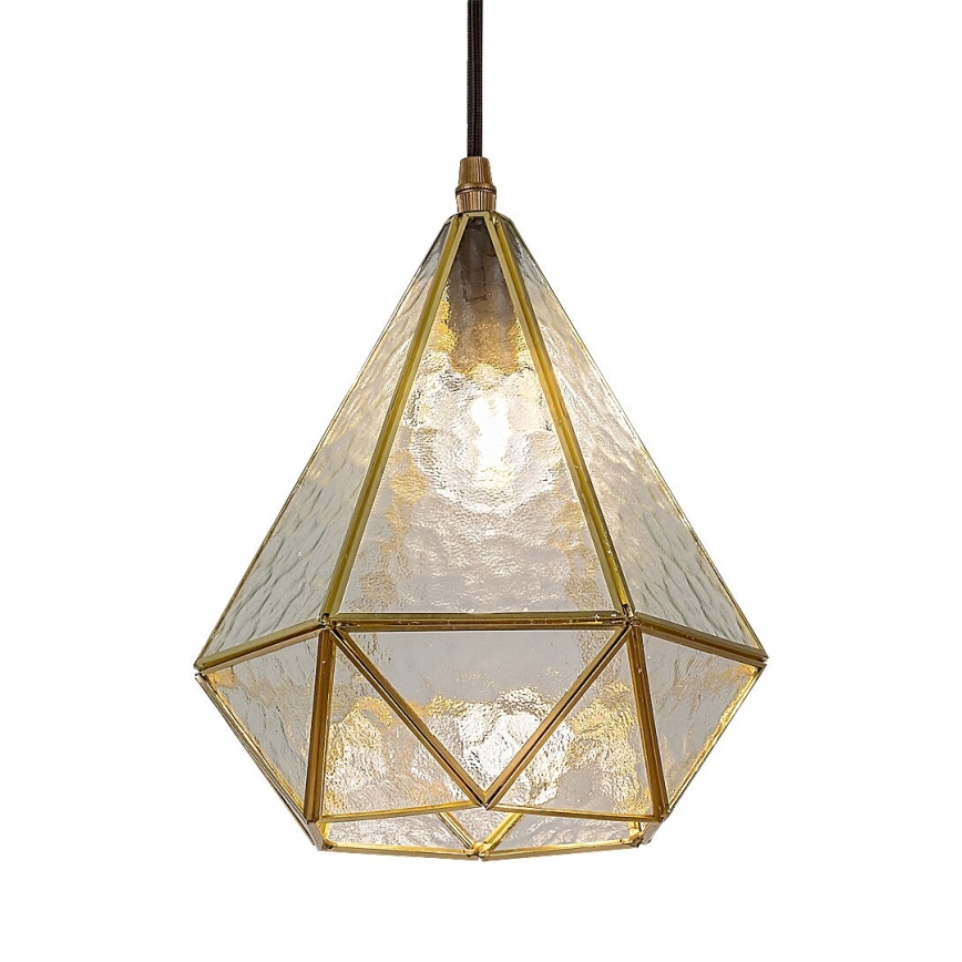 Rabalux - Tiffany glas-in-lood Hanglamp aan een touw 1xE14/40W/230V goud