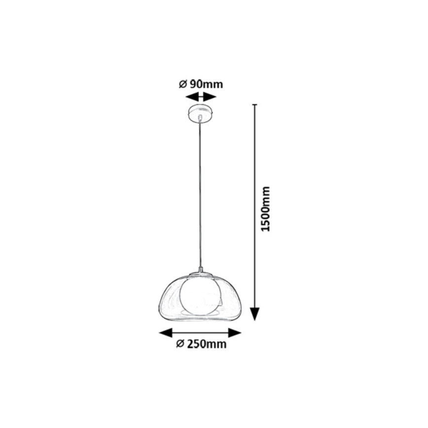 Rabalux - Hanglamp aan een koord 1xG9/5W/230V doorzichtig