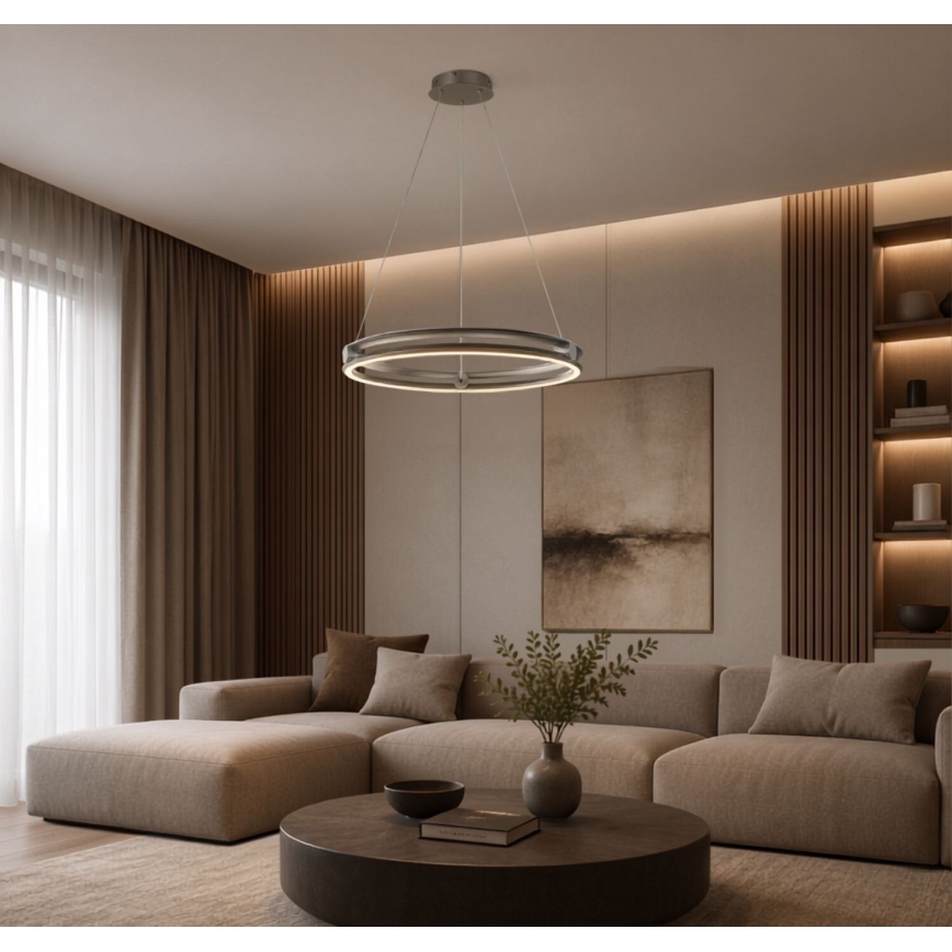 Rabalux - LED dimbare hanglamp aan kabel LED/60W/230V 3000-6500K grijs + afstandsbediening