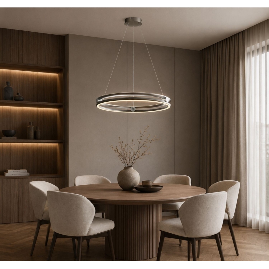 Rabalux - LED dimbare hanglamp aan kabel LED/60W/230V 3000-6500K grijs + afstandsbediening