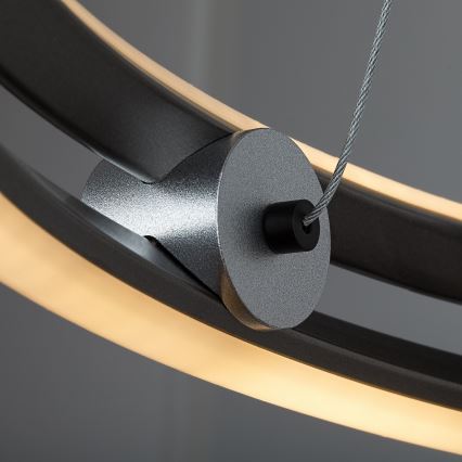 Rabalux - LED dimbare hanglamp aan kabel LED/60W/230V 3000-6500K grijs + afstandsbediening