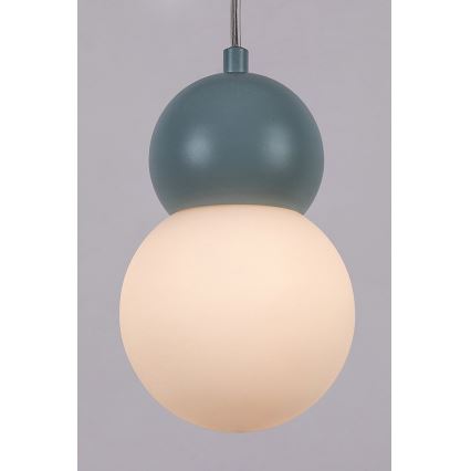 Rabalux - Hanglamp aan een koord 1xG9/38W/230V blauw