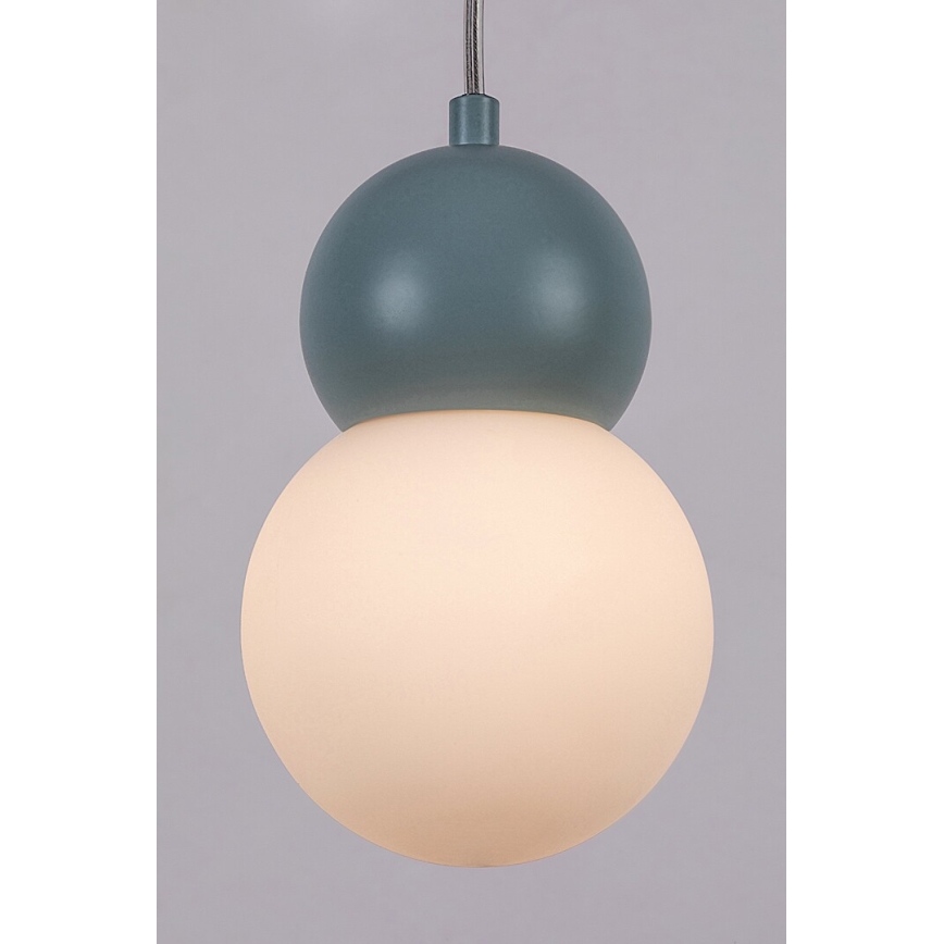 Rabalux - Hanglamp aan een koord 1xG9/38W/230V blauw
