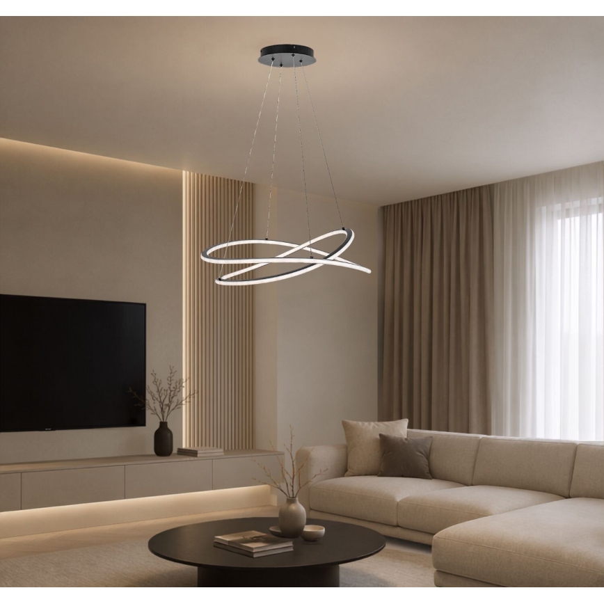 Rabalux - LED dimbare hanglamp aan kabel LED/75W/230V 3000-6500K + afstandsbediening