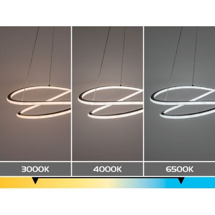 Rabalux - LED dimbare hanglamp aan kabel LED/75W/230V 3000-6500K + afstandsbediening