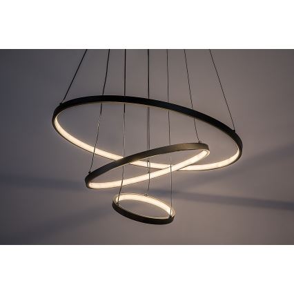 Rabalux - Dimbare LED-hanglamp aan kabel LED/90W/230V 3000-6500K + afstandsbediening