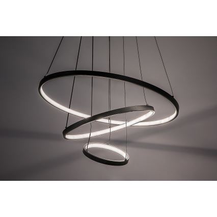 Rabalux - Dimbare LED-hanglamp aan kabel LED/90W/230V 3000-6500K + afstandsbediening
