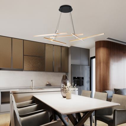 Rabalux - Dimbare LED hanglamp aan een koord LED/40W/230V 3000-6500K + afstandsbediening