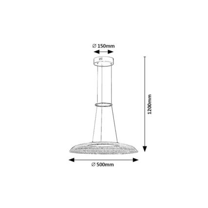 Rabalux - LED-hanglamp aan kabel LED/24W/230V 3000K
