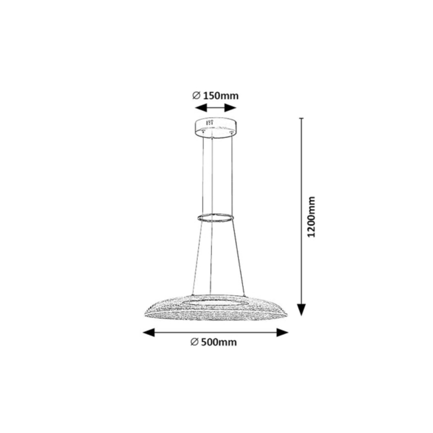 Rabalux - LED-hanglamp aan kabel LED/24W/230V 3000K
