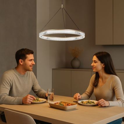 Rabalux - Dimbare LED-hanglamp aan kabel LED/24W/230V 3000-6500K + afstandsbediening