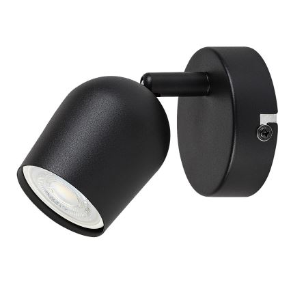 Rabalux - Wandspot 1x GU10/15W/230V zwart