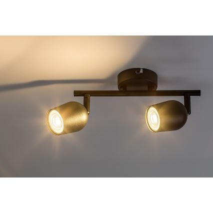 Rabalux - Spotlamp 2xGU10/15W/230V zwart