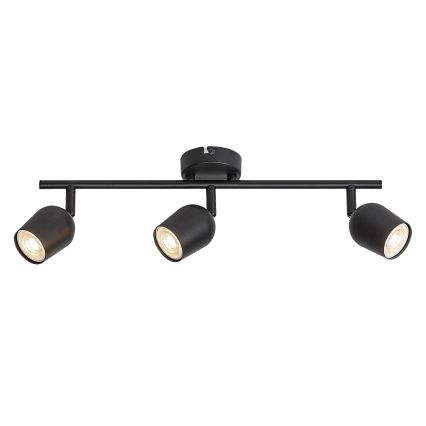 Rabalux - Plafondspot 3x GU10/15W/230V zwart