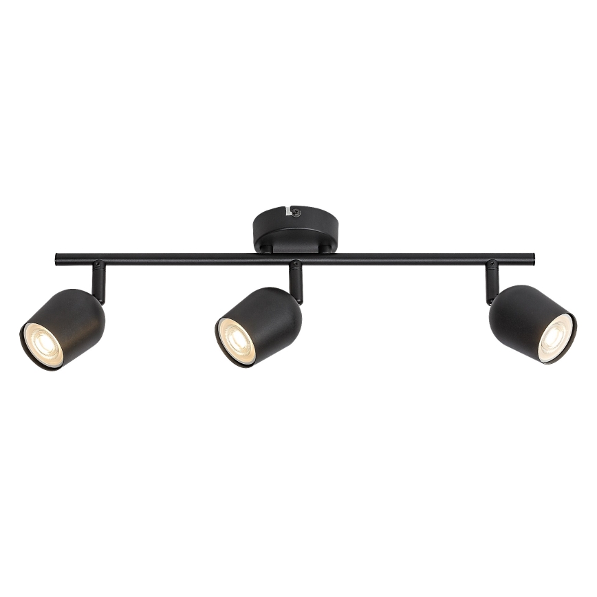 Rabalux - Plafondspot 3x GU10/15W/230V zwart