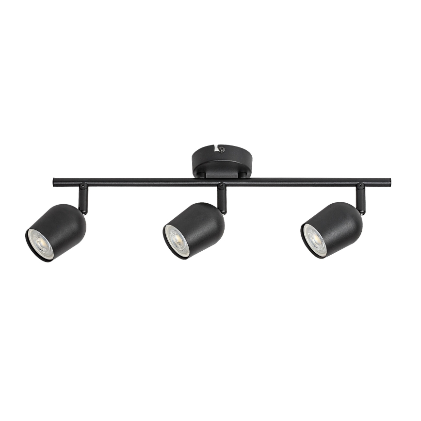Rabalux - Plafondspot 3x GU10/15W/230V zwart
