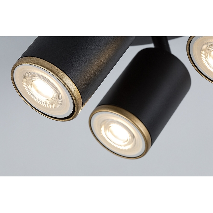 Rabalux - Plafondspot 3x GU10/15W/230V zwart