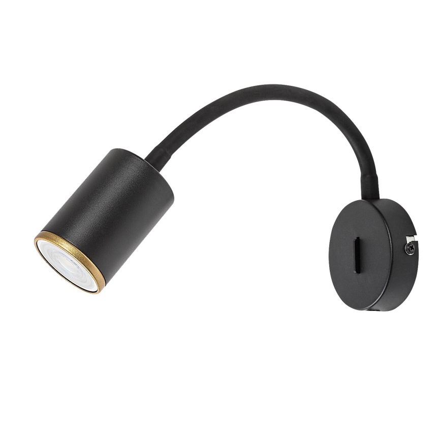 Rabalux - Wandspot 1xGU10/15W/230V zwart