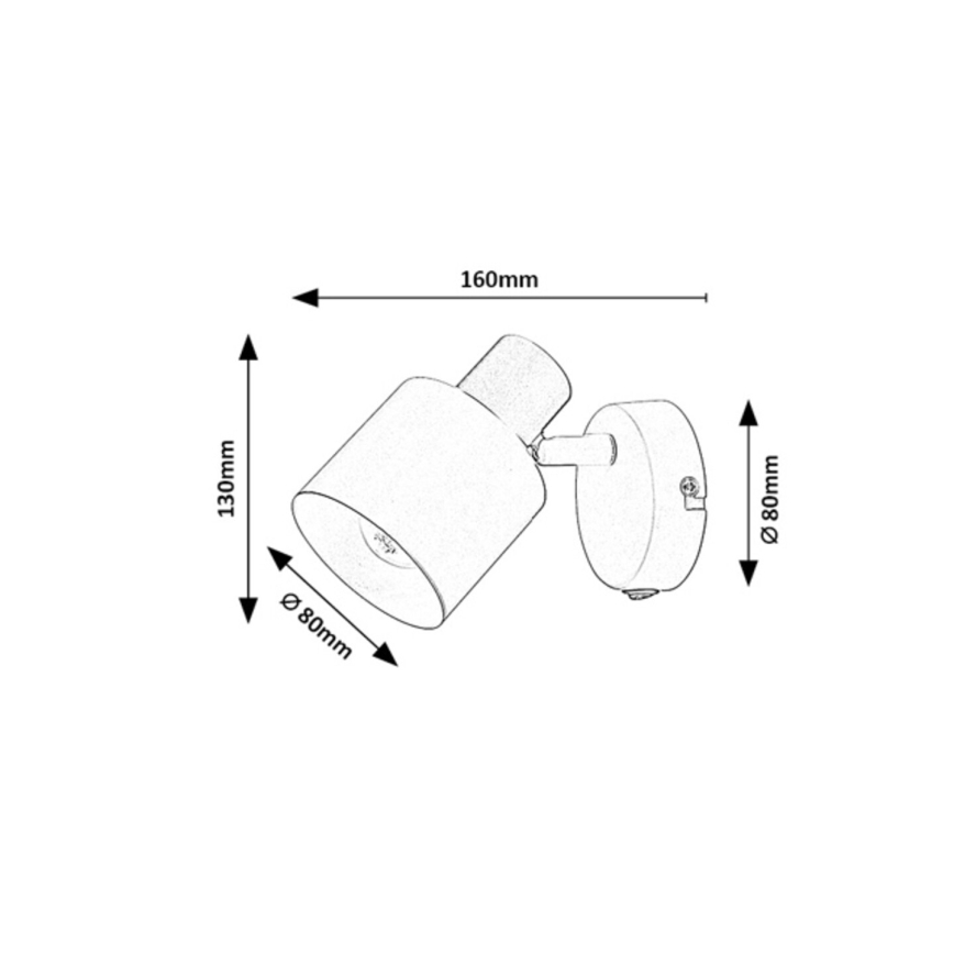 Rabalux - Wandspot 1xE14/10W/230V beige