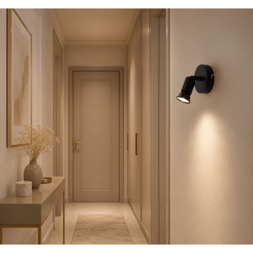 Rabalux - Spotlamp 1xGU10/25W/230V zwart