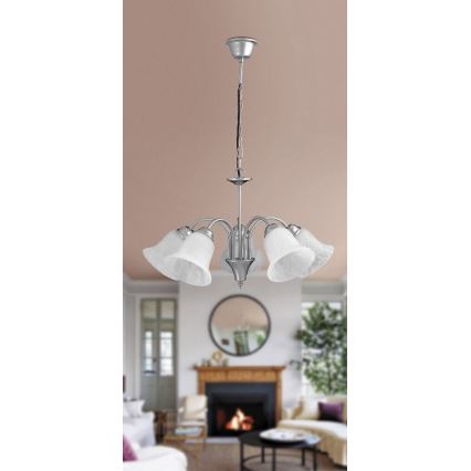 Rabalux - Hanglamp aan ketting 5xE14/40W/230V