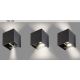 Rabalux - Wand Lamp voor Buiten 1xG9/42W/230V IP54 zwart