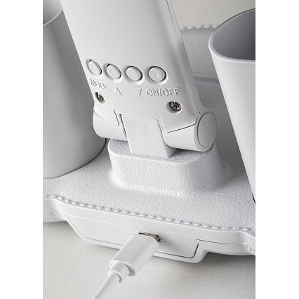 Rabalux - Dimbare LED-tafellamp met ventilator en display LED/7W/5V 3000/4000/6500K
