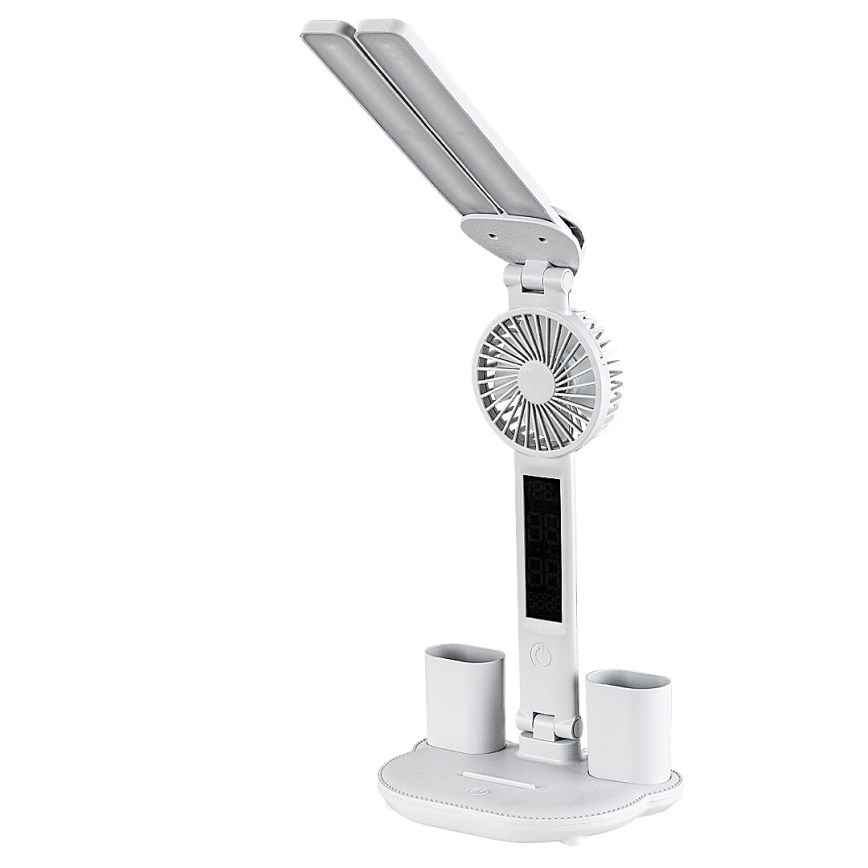 Rabalux - Dimbare LED-tafellamp met ventilator en display LED/7W/5V 3000/4000/6500K