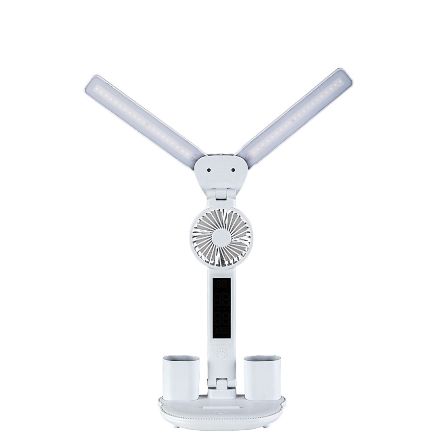 Rabalux - Dimbare LED-tafellamp met ventilator en display LED/7W/5V 3000/4000/6500K