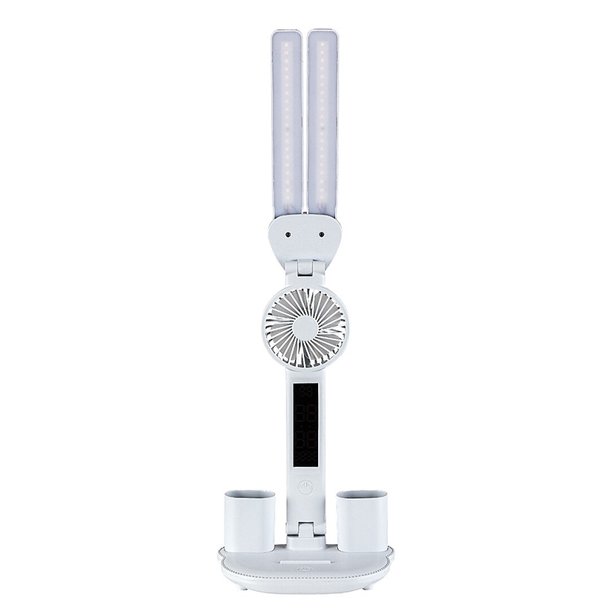 Rabalux - Dimbare LED-tafellamp met ventilator en display LED/7W/5V 3000/4000/6500K