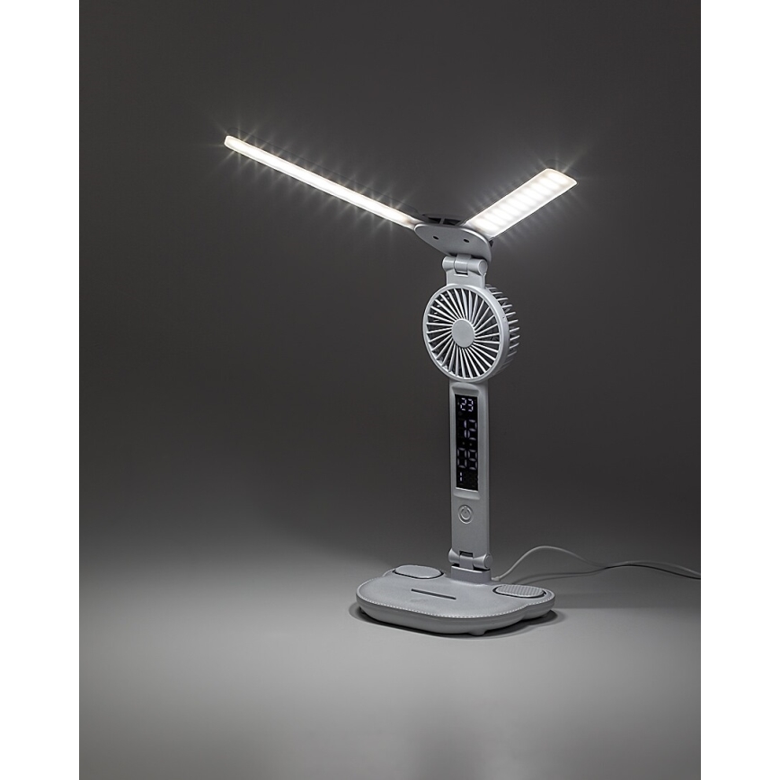 Rabalux - Dimbare LED-bureaulamp met ventilator LED/7W/5V 3000/4000/6500K