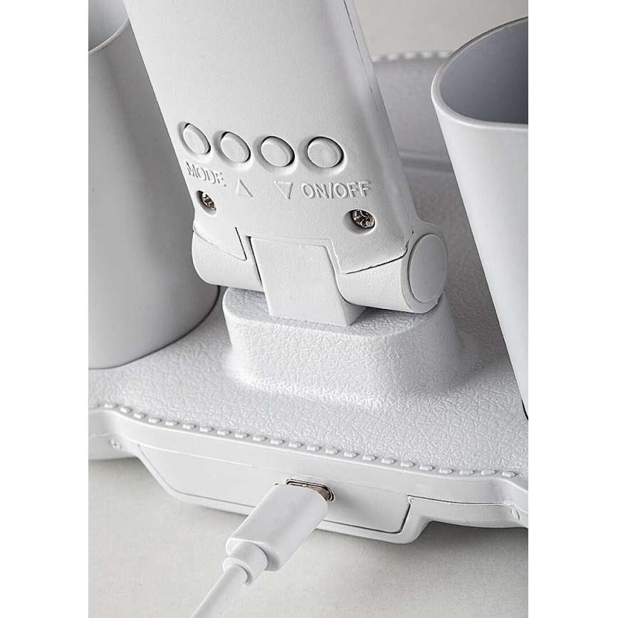 Rabalux - Dimbare LED-bureaulamp met ventilator LED/7W/5V 3000/4000/6500K