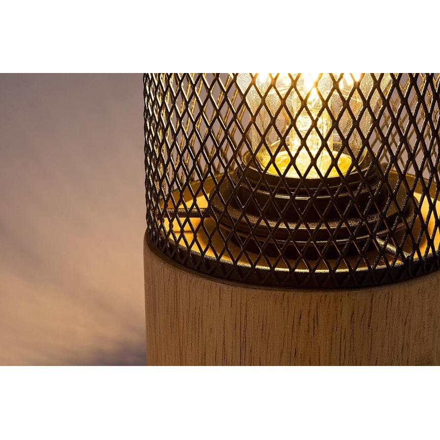 Rabalux - Tafellamp 1xE27/25W/230V beukenhout