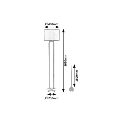 Rabalux - Staande Lamp 1xE27/60W/230V