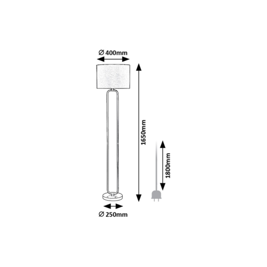 Rabalux - Staande Lamp 1xE27/60W/230V