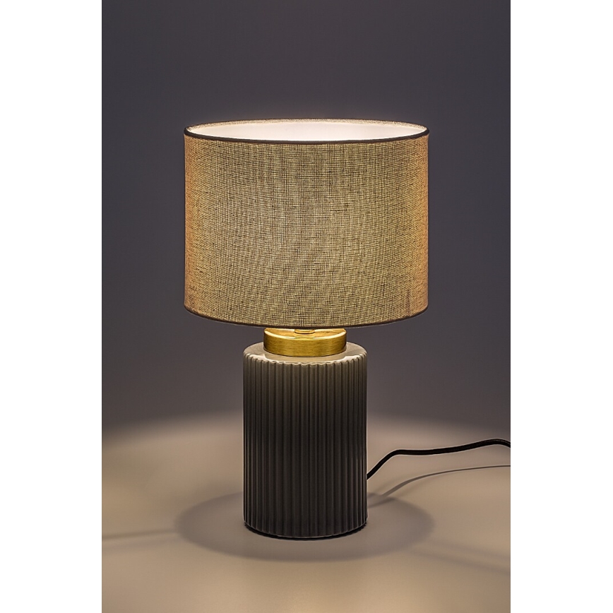 Rabalux - Tafellamp 1xE14/40W/230V grijs