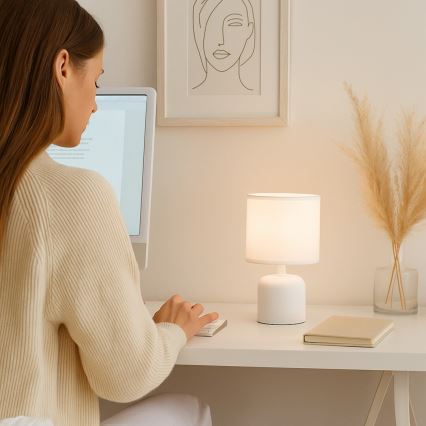 Rabalux - Tafellamp 1xE14/40W/230V wit