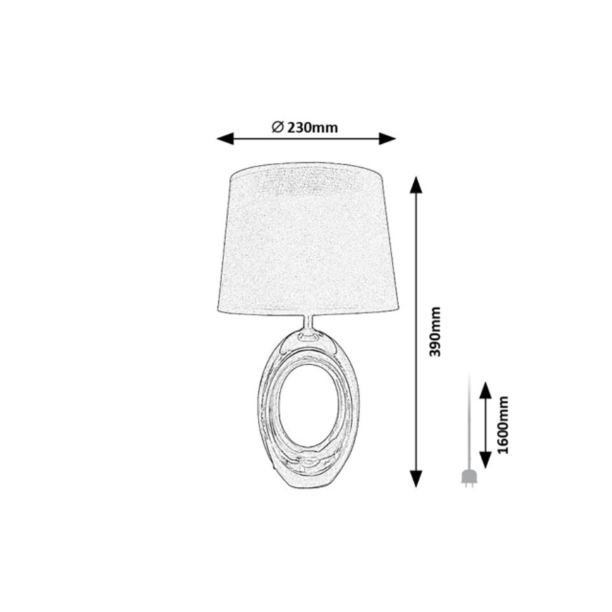Rabalux - Tafellamp 1xE14/25W/230V