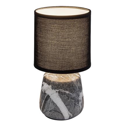 Rabalux - Tafellamp 1xE14/40W/230V zwart/marmerdecor