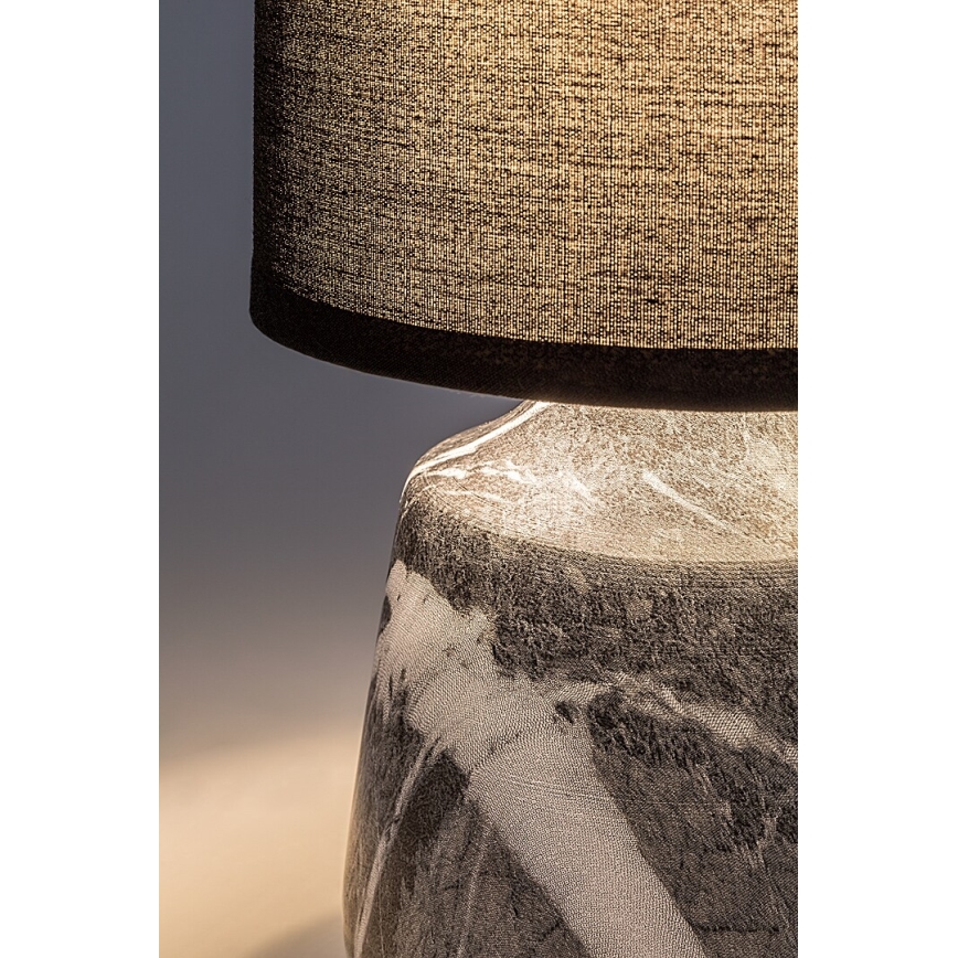 Rabalux - Tafellamp 1xE14/40W/230V zwart/marmerdecor