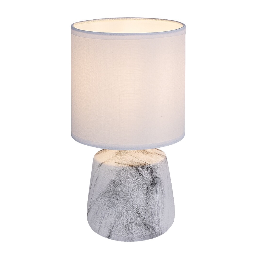 Rabalux - Tafellamp 1xE14/40W/230V wit/marmerdecor