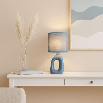 Rabalux - Tafellamp 1xE14/40W/230V blauw