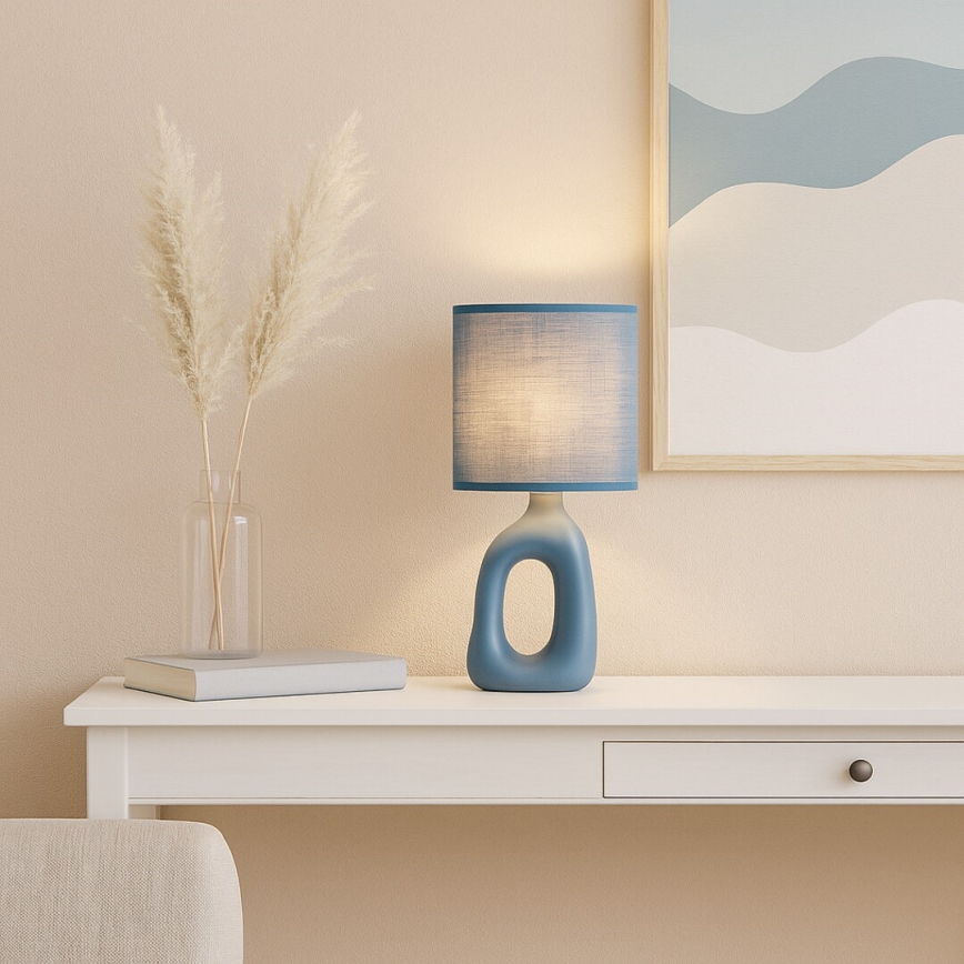 Rabalux - Tafellamp 1xE14/40W/230V blauw