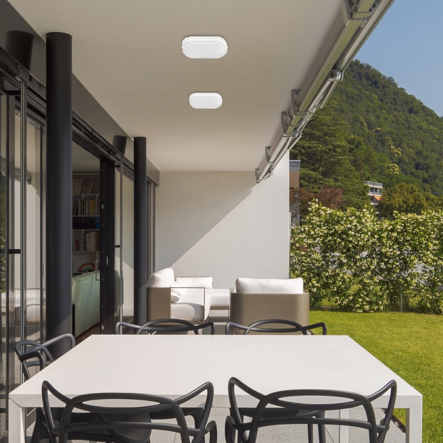 Rabalux - LED Buitenplafondlamp LED/15W/230V IP54 wit