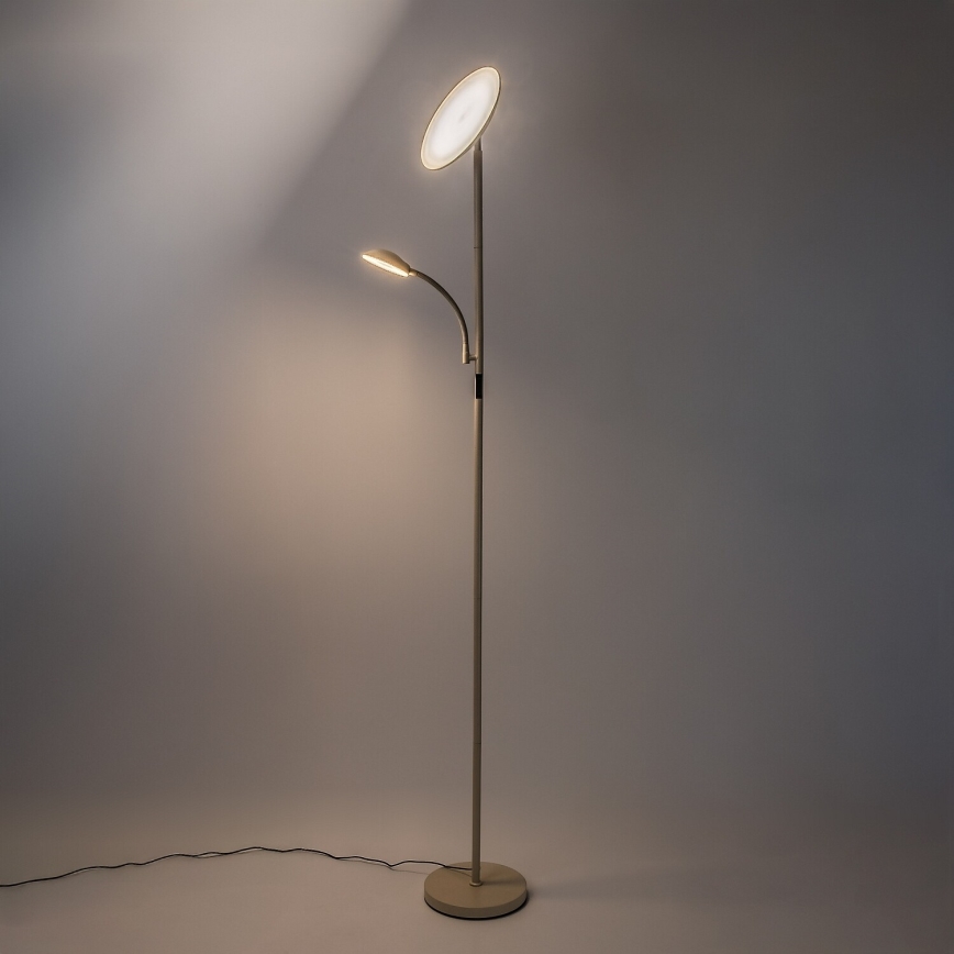 Rabalux - LED dimbare vloerlamp LED/23W/230V 3000/4200/6500 beige