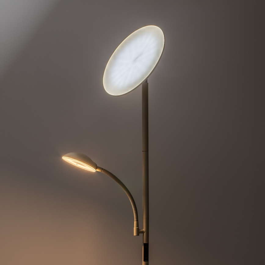 Rabalux - LED dimbare vloerlamp LED/23W/230V 3000/4200/6500 beige